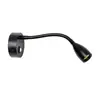 Luz RV Regulable Táctil 12V10-30V LED 3W Luz de Lectura para RV Puerto de Carga USB Manguera Flexible Luz para Barco Yate