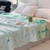 Colcha de Toalla de Hilo de 6 Capas Clase A Algodón Puro Colcha Fresca de Verano Colcha de Siesta de Verano para Niños Colcha Fina de Verano para Aire Acondicionado