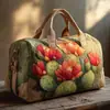 2026 Amazon Bolsa de Viagem Bordada Portátil de Curta Distância Transfronteiriça Independente Nova Bolsa Esportiva Multifuncional para Fitness 522