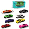 Juguetes educativos para niños color caramelo 8 modelo deslizante de aleación coche deportivo fabricantes puesto mayorista suministro regalos