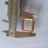 Ventas Directas de Fábrica Accesorios para Equipaje Hebilla de Boca Diámetro Interior 20mm Alambre Grueso 4mm Alambre de Hierro Color Hebilla Cuadrada