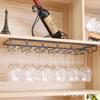 Versão ousada Suporte para taças de vinho invertido porta-copos de cozinha porta-copos invertido armário de vinhos doméstico bar suporte para taças pendurado