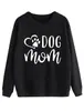 MÃE DE CACHORRO Novo suéter outono e inverno suéter com estampa de letras top AliExpress