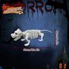 Adereços de Halloween Esqueleto de Cachorro Removível Fofo Simulação Decoração de Pátio TEMU Adereços Transfronteiriços