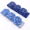 Cinto de Flor Cor Jeans Elástico Ajuste Elástico Saia Jeans Vedação Decorativa da Cintura Vestido Camisa Ins