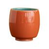 Taza Maestro de Color Glaseado Cerámico Glaseado Interior y Exterior Taza de Degustación de Té Juego de Té Kung Fu Taza de Té Personal para el Hogar Taza de Té Pequeña Redonda