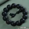 Pulsera de Madera de Águila con Artesanía de Patrón de Tornillo, Material Antiguo de Vietnam Nha Trang, Cuentas de Oración de Madera de Águila, Pulsera para Hombre, Pulsera de Oración de 108 Cuentas para Mujer
