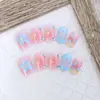Unhas Usáveis Prontas do Fabricante, Adesivos de Unha Usáveis de Longa Duração, Unhas Postiças Mais Vendidas, Adesivos de Unha Artística Prontos para Usar no Atacado