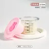 Pote de Vidro para Comida de Bebê com Escala, Recipiente Selado para Alimentação, Armazenamento no Freezer, Recipiente de Alimentos, Pote de Vidro para Comida de Bebê com Escala