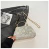 Bolso de Mujer Simple de Moda 2025 Primavera Nuevo Estilo Bolso de Noche Atmosférico Estilo Hada Bolso Fresco Bolso de Mano para Fiesta de Cena