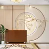 Papel de parede de tela clássica chinesa Estilo chinês flor e pássaro sala de estar sala de jantar sala de chá parede de fundo papel de parede fotográfico para script killing