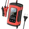 Cargador de batería de motocicleta y coche 12V6A Cargador completo inteligente universal de reparación cargador de almacenamiento de plomo-ácido