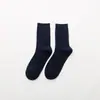Meias masculinas de outono e inverno listradas de cor sólida casuais meias masculinas moda meias masculinas meias masculinas atacado