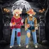 Esqueletos de Banjo Animados de Halloween Transfronterizos Adornos de Decoración de Calavera de Guitarra de Halloween