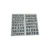 Pintura Criativa de Letras Material para Pet Molde Vazado Diário Inspirador em Inglês Álbum de Fotos DIY Régua de Borda Quadro de Desenho