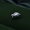 Joyería de Plata de Ley S999 Bolsa de la Suerte de Carpa de Plata Dura 3D Abalorios Separadores de Pez Dorado Lindos Accesorios para Pulsera de Cuerda Trenzada DIY Venta al por Mayor