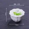 Nuevos y Creativos Adornos Orientales de Bambú para Juego de Té, Micro Paisaje, Adornos Pequeños de Resina de Gama Alta de Nicho, Adornos Pequeños de Escritorio