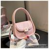 Bolso Pequeño Estilo Coreano Transfronterizo para Mujer, Versátil de Verano 2026 Nuevo Bolso Cruzado Texturizado de Moda, Bolso de Mano Popular de Moda