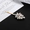 Nuevo moda elegante elegante lujo ligero personalidad flequillo clip lateral accesorios para el cabello hoja horquilla para pelo suelto tocado
