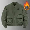 2025 Nueva Chaqueta Reversible para Hombre para Exteriores Otoño e Invierno Moderna Versátil Acolchada Tipo Piloto Elegante Moderna Marca Abrigo