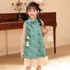 Vestido Hanfu Feminino, Novo Vestido Princesa Qipao Estilo Chinês Infantil, Roupa de Verão, Novo Modelo 2026, Vestido Feminino Sem Mangas