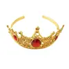 Corona de Joya Ovalada Halloween Disfraz de Baile Infantil Corona de Princesa Niña Corona de Plástico Electrochapado Accesorios para Mujer