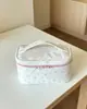 Bolso Nuevo con Estampado de Leopardo para Mujer, Bolso Cosmético Portátil de Gran Capacidad, Bolso de Mano, Bolso para Mujer, Bolso de Almacenamiento Multifuncional de Alta Gama