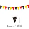 Decoración de Lugar para Fiesta de Primer Cumpleaños de Venta Caliente Transfronteriza, Banderines Triangulares, Montaje de Escenario para Fiesta de Aniversario