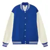 Chaqueta de Béisbol de Algodón Colorida de Hombros Descubiertos para Parejas Otoño e Invierno Chaqueta de Béisbol Deportiva para Exteriores con Personalización de Logo