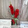 Flor de Hirundo Artificial de 3 Pétalas Produto Acabado, Flor de Seda Artificial para Decoração de Casamento, Flor de Plástico com Acabamento de Alto Padrão para Arranjos de Casamento