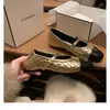 Zapatos Mary Jane con Patrón de Rombo, Estilo Mismo que el de Mamá Uva, con Aumento Oculto de Altura, Nuevo Modelo Primavera 2026, Zapatos Planos de Ballet Estilo Chanel para Mujer