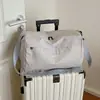 Bolsa de Fitness Deportiva para Natación Separación Húmedo y Seco Bolsa de Equipaje para Mujeres Bolso de Viaje Cruzado para Hombres Bolsa de Viaje Pequeña de Mano