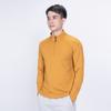 Camiseta informal de manga larga con media cremallera para hombre, estilo urbano, de otoño, con cuello alto, para exteriores
