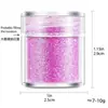Lantejoulas Luminosas Personalizadas para Unhas Pó Glitter Joias para Nail Art de Natal Adesivos para Nail Art Lantejoulas de 24 Cores