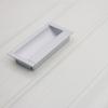 Manija de puerta de gabinete de muebles oculta manija de puerta empotrada hebilla oculta de armario manija empotrada ranurada de aleación de aluminio