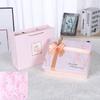 Nova Caixa de Presente de Chá Perfumado com Laço Rosa Casamento Madrinha Doce de Casamento Caixa de Presente de Acompanhamento Brinde de Agradecimento Caixa de Embalagem de Chá