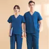 Lavagem de Roupas à Mão Roupas de Trabalho de Verão Finas de Manga Curta para Enfermeiras de Sala de Cirurgia Roupas para Escovar as Mãos de Doutores Roupas Cirúrgicas de Manga Longa Cuidados Médicos