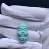 Magnesita de porcelana alta material vegetal turquesa azul bebé Buda espalda a tres vías Nube superior tridimensional cuentas de cintura con cuentas pulsera DIY
