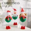 Boneco Papai Noel diy Cenário de atmosfera natalina layout barriga redonda alce adereços de presente enfeites em estoque