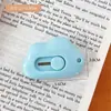 Mini Cuchillo Utilitario con Forma de Nube, Cortador de Papel Lindo y Portátil, Abrepaquetes, Cuchillo de Oficina Color Macarrón