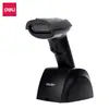 Deli 14951W Escáner de Código QR Escáner de Código de Barras Inalámbrico para Almacén Supermercado Escáner de Código de Pago