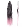 Peluca de Rastas Africanas Largas y Rizadas Transfronteriza 24 pulgadas Rastas de Fieltro Extensiones de Cabello Tejidas a Mano Rastas Locs Peluca Rizada