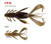 Yajie Equipamento de Pesca Isca Camarão Macio 10cm/10g Isca Macia em Formato de Camarão Disponível em Oito Cores para Pesca de Robalo