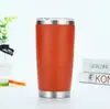 Copo de Carro Europeu e Americano 20oz Aço Inoxidável 304 Copo Térmico de Camada Dupla Aspersão a Vácuo Plástico Montado no Carro Copo de Gelo Americano para Refrigerante