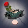 Zapatos de Mujer Verano Punta Abierta Sandalias de Piel Suave para Mujer Tacón Alto Grueso Calzado de Exterior Antideslizante Zapatos de Mujer