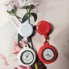 Relógio de Enfermeira Relógio de Estudante Luminoso Retrátil Silicone Mostrador Colorido Relógio de Peito Relógio Atacado Relógio de Pulso Quartzo Mostrador Grande