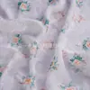 Chiffon de Seda 28392 Brilho de Cristal Brocado Primavera e Verão Fino Respirável Tecido Falso Chiffon de Seda Feito Sob Medida pelo Fabricante