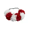 Diademas de Flores de Caléndula Artificiales de Colores de Venta Caliente Transfronteriza para Fiesta de Carnaval del Día de la Independencia y Decoraciones para Fiesta del Día de Muertos