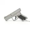 Mini Pistola de Juguete Multifuncional Tres en Uno Láser Rojo Infrarrojo Silbato Llavero Luz Cob Linterna Pequeña