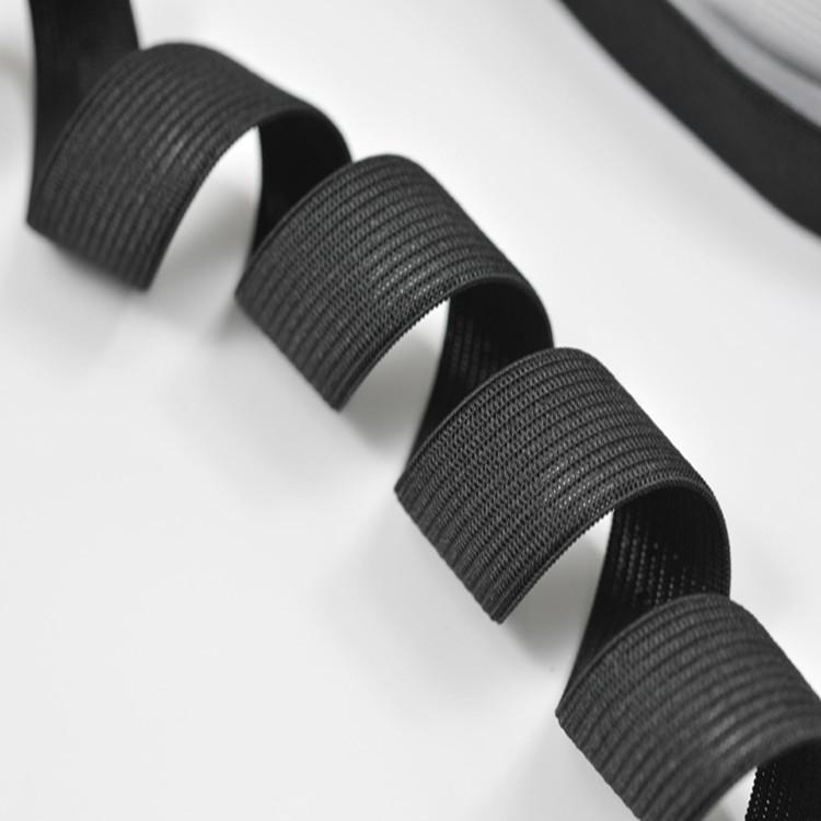 白色服装钩编带柔软松紧宽橡筋松紧裤腰带弹力lc0411